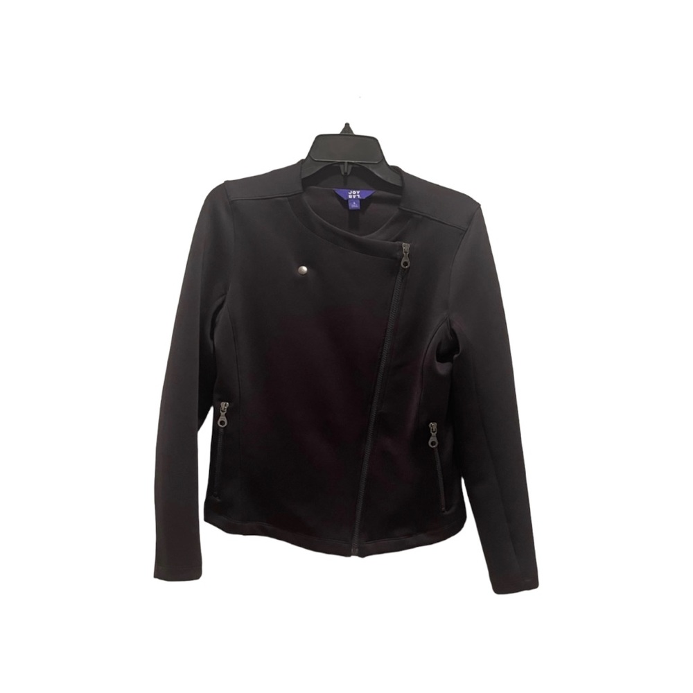 JoyLab Women’s Black Zippered Athleisure Jacket Size Small